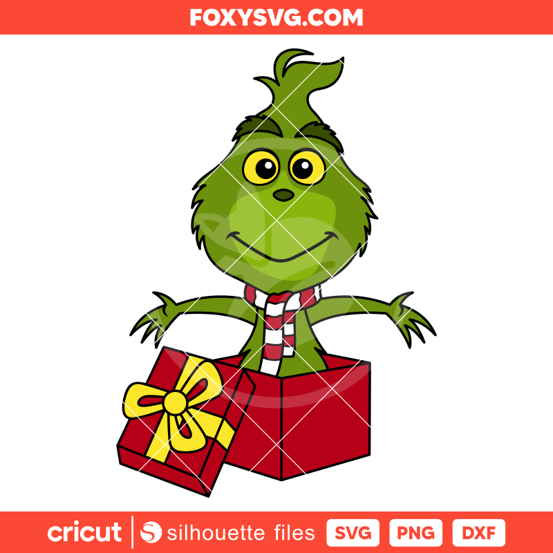 Baby Grinch Svg, Christmas Svg, Merry Grinchmas Svg, Cricut, Silhouette SVG Cut File