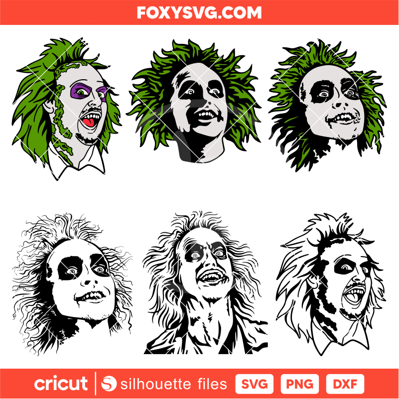 Beetle Juice Svg Bundle, Disney Layered Svg, Cricut, Silhouette SVG Cut File