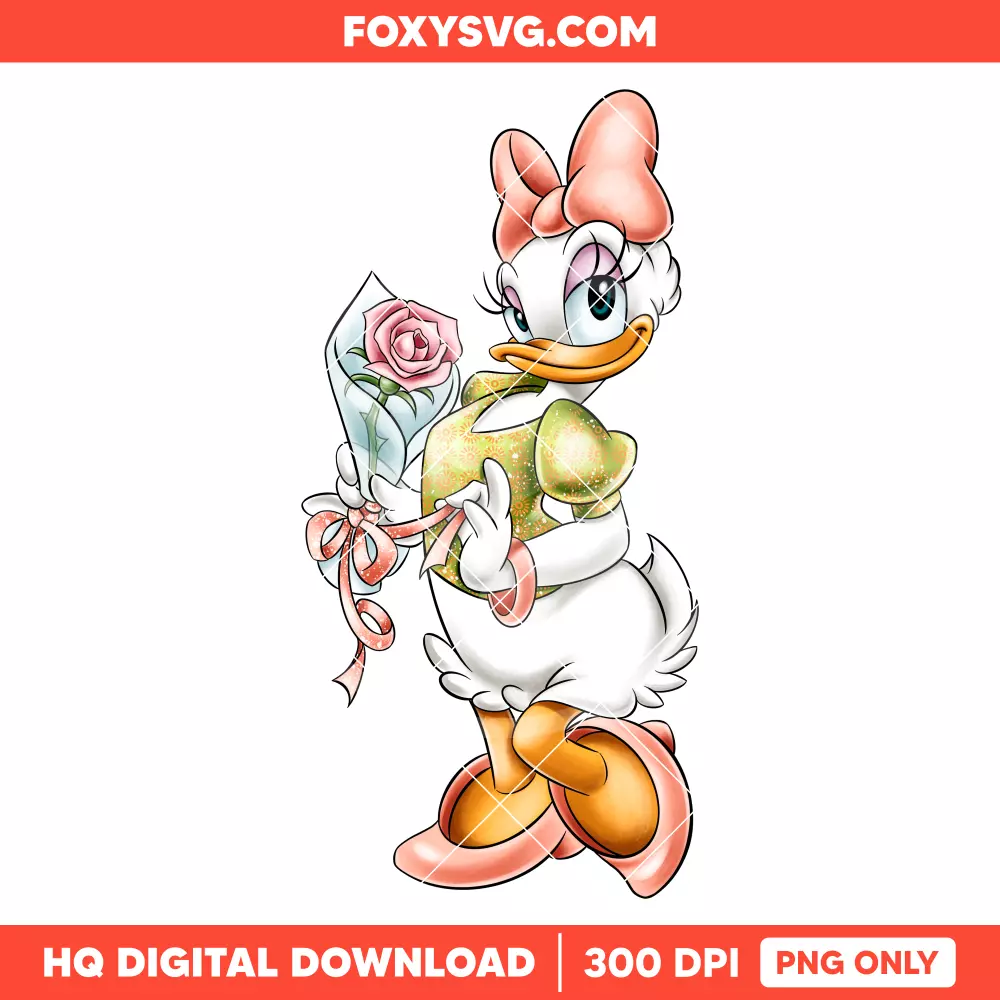Daisy Duck Birthday PNG, Happy Birthday PNG, Disney PNG, Sublimation PNG