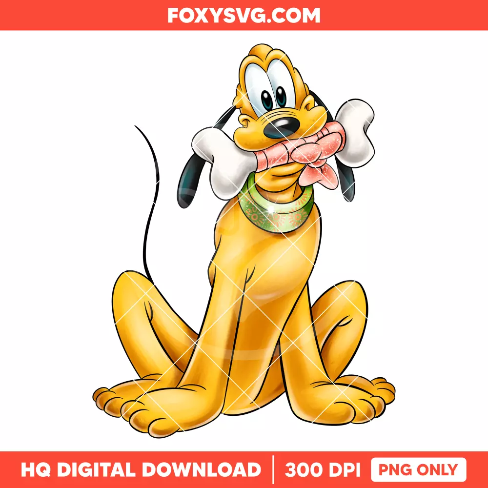 Pluto Birthday PNG, Happy Birthday PNG, Disney PNG, Sublimation PNG