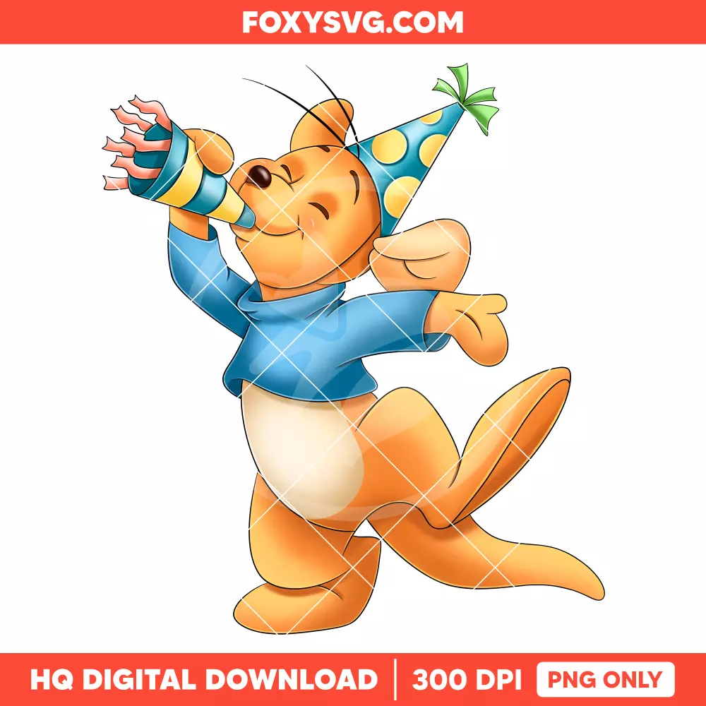 Little Roo Birthday PNG, Happy Birthday PNG, Disney PNG, Sublimation PNG