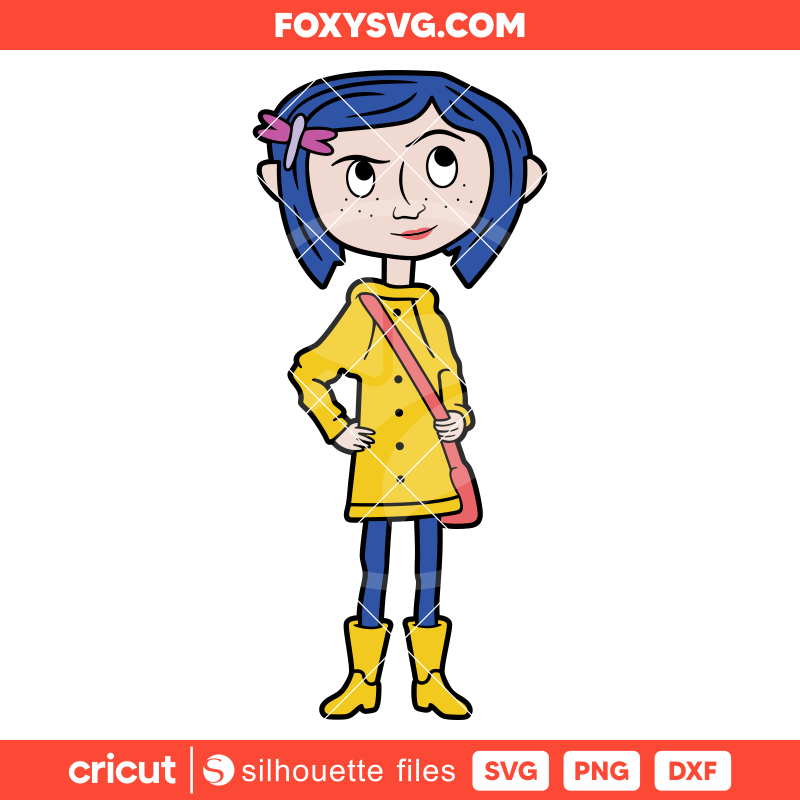 Coraline Svg, Coraline Button Eyes Svg, Halloween Svg, Cricut, Silhouette SVG Cut File