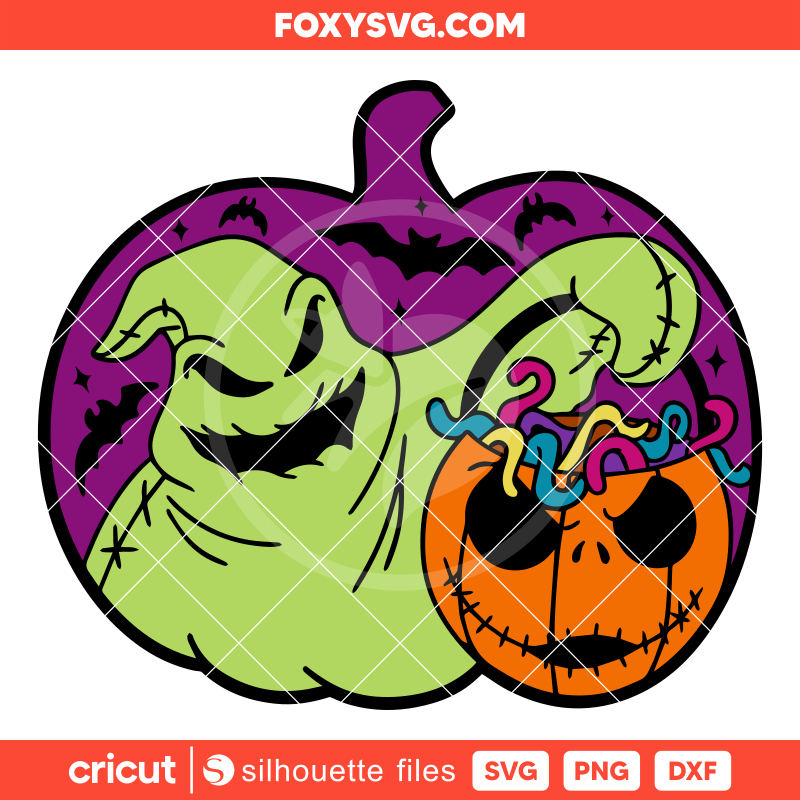 Oogie Boogie Pumpkin Svg, Nightmare Before Christmas Svg, Halloween Svg, Cricut, Silhouette SVG Cut File