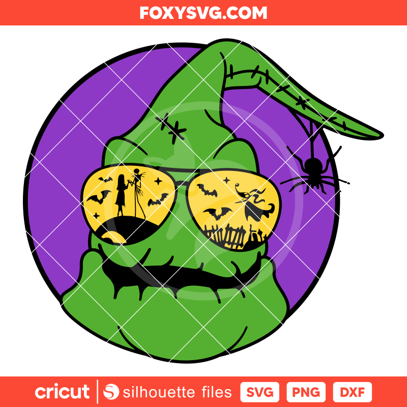 Oogie Boogie Sunglasses Svg, Nightmare Before Christmas Svg, Halloween Svg, Cricut, Silhouette SVG Cut File