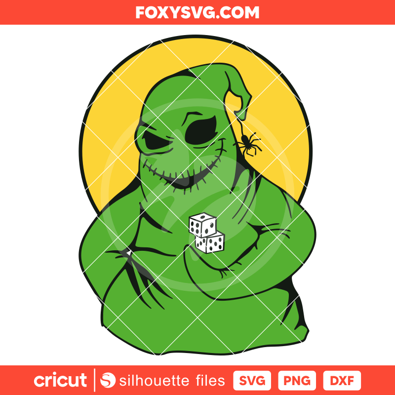 Oogie Boogie Svg, Nightmare Before Christmas Svg, Halloween Svg, Cricut, Silhouette SVG Cut File