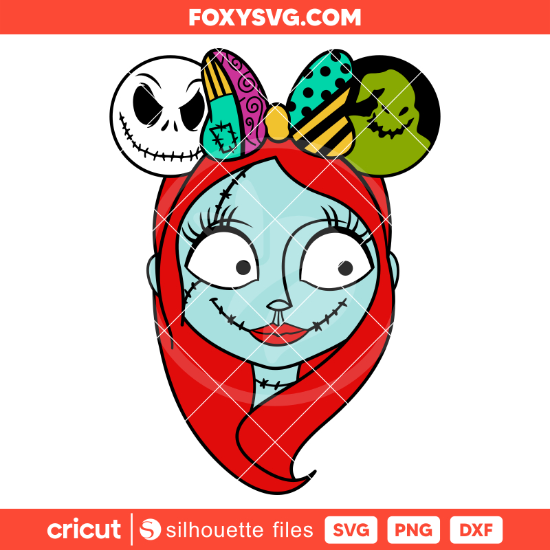 Sally Skellington Svg, Halloween Svg, Spooky Season Svg, Cricut, Silhouette SVG Cut File