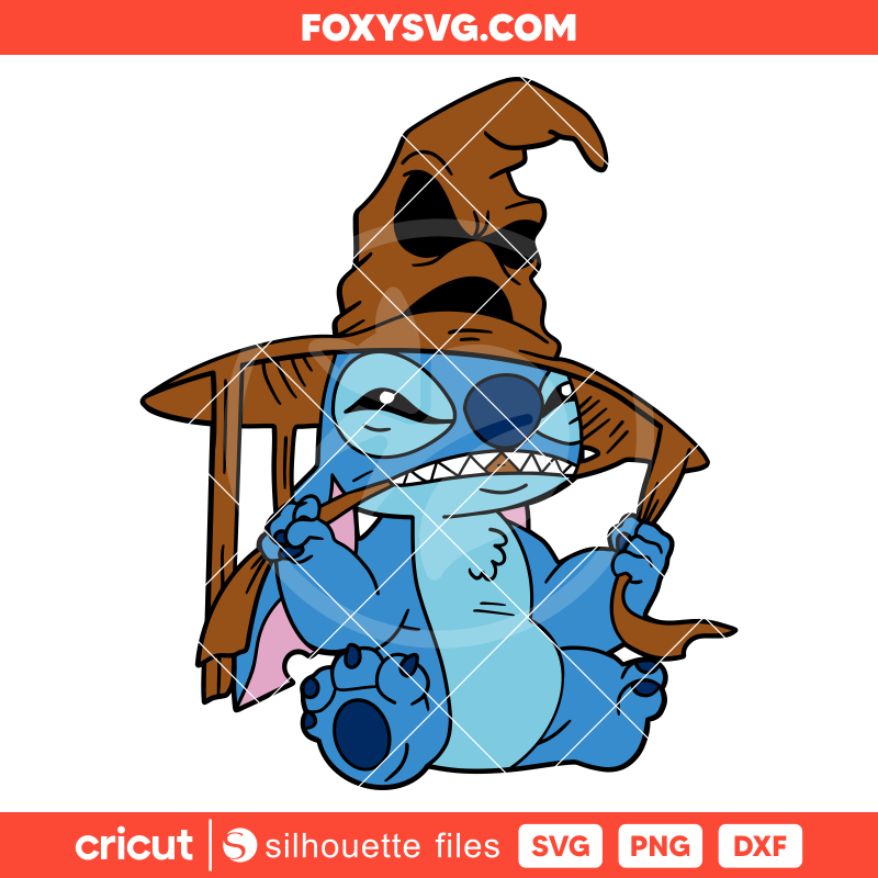 Wizard Stitch Svg, Harry Potter Svg, Disney Svg, Cricut, Silhouette SVG Cut File