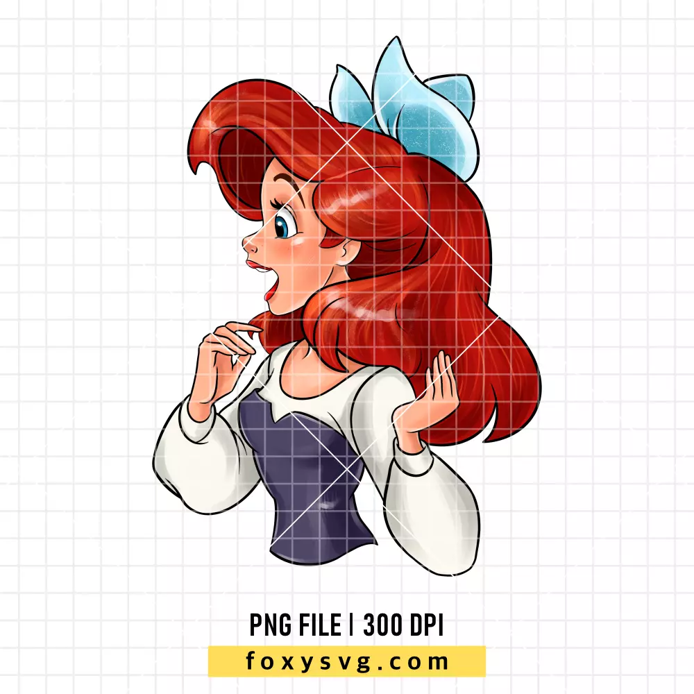 Ariel PNG, Little Mermaid PNG, Princess PNG, Disney PNG, Sublimation PNG