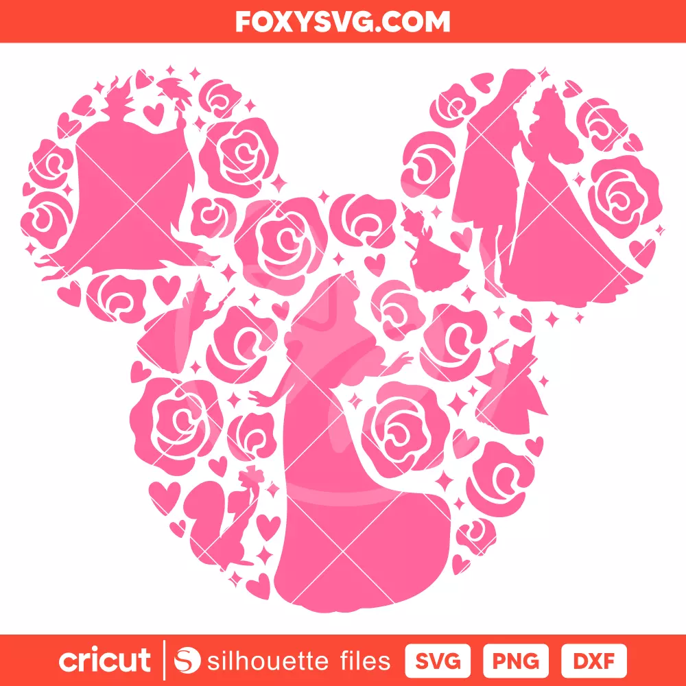 Aurora Sleeping Beauty Svg, Disney Princess Svg, Cricut, Silhouette SVG Cut File