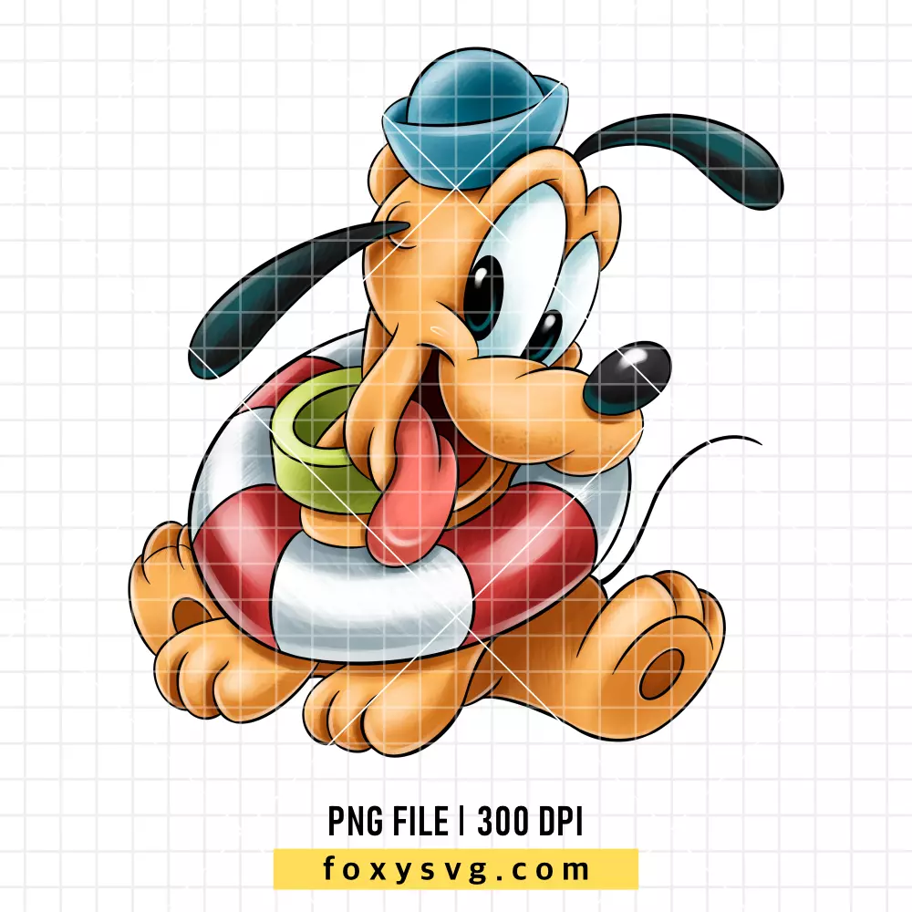 Baby Pluto Family Cruise PNG, Sailor PNG, Disney PNG, Sublimation PNG