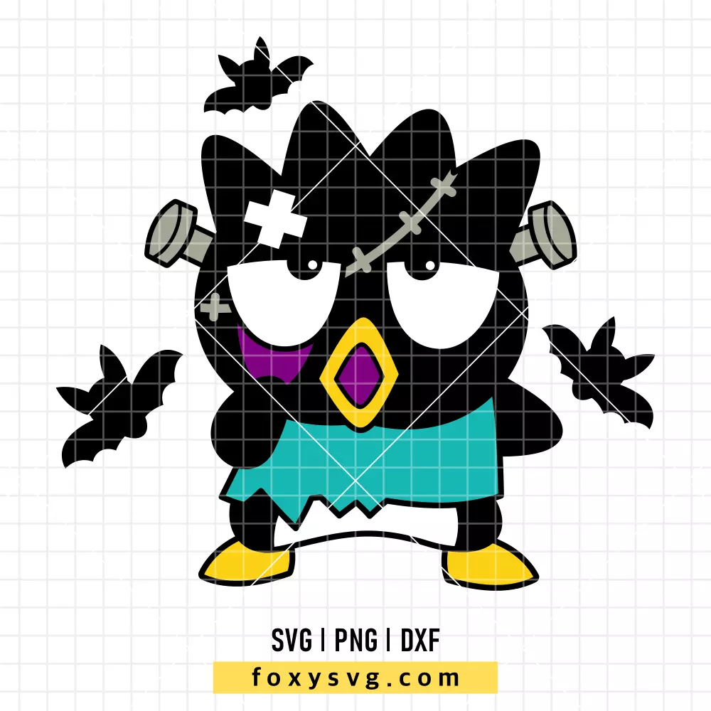 Badtz Maru Frankenstein SVG | Sanrio SVG PNG Design for Cricut, Silhouette