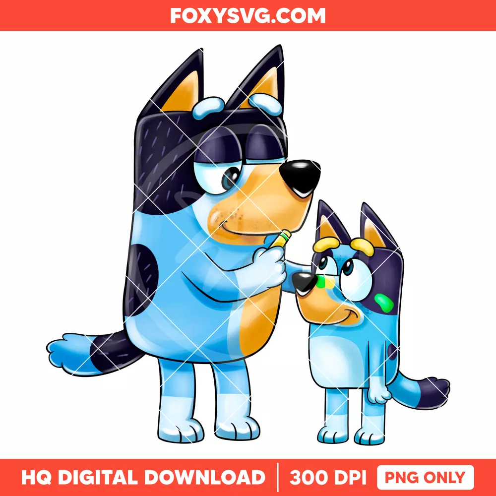 Bluey, Bingo & Friends PNG, Bluey Dog Family PNG, Disney PNG, Sublimation PNG