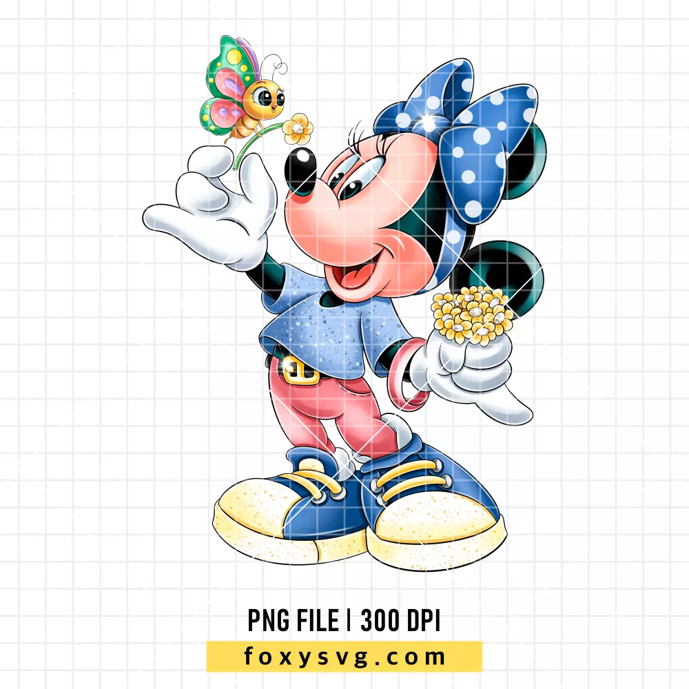 Butterfly Minnie PNG, Mickey & Friends PNG, Disney PNG, Sublimation PNG