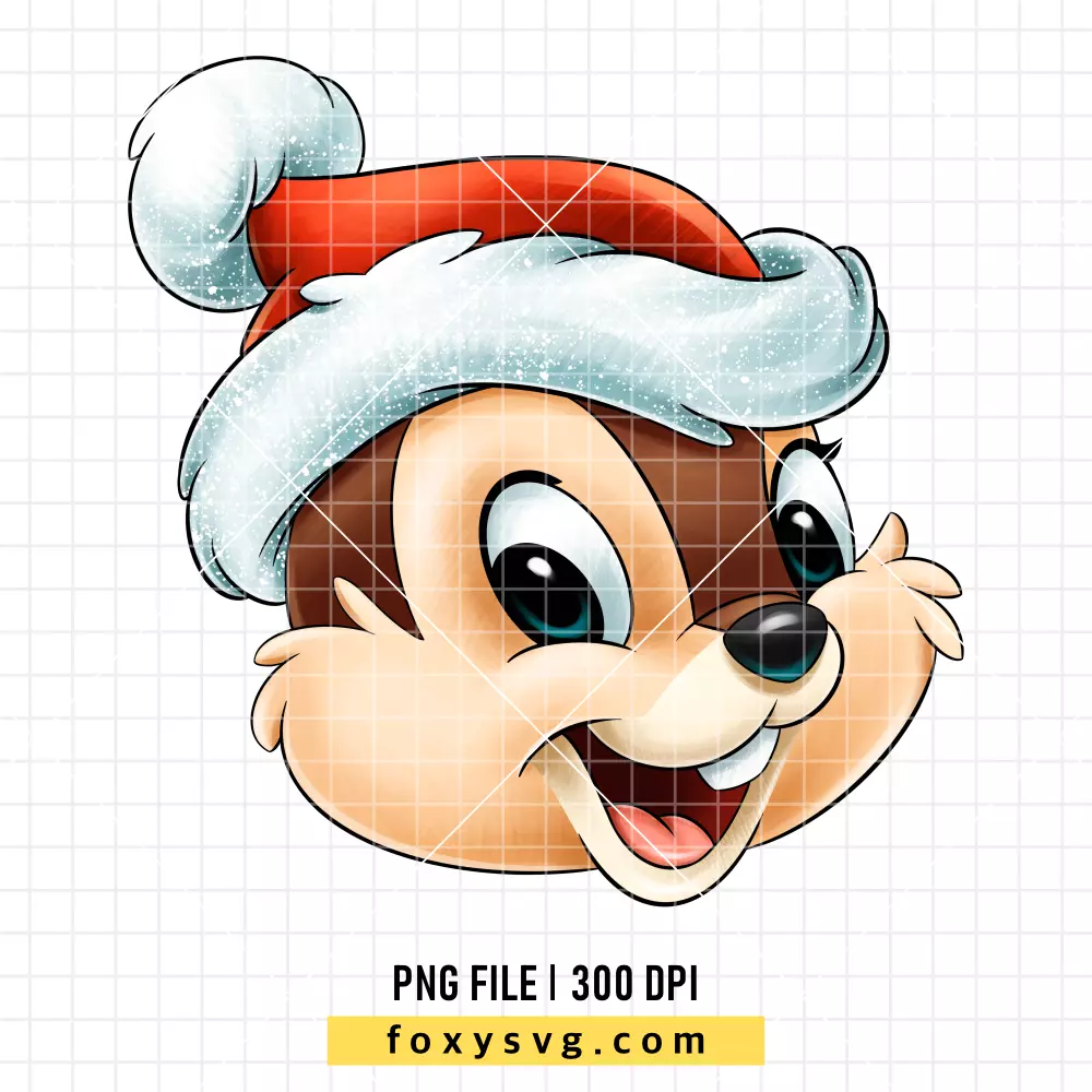 Chip Christmas PNG, Christmas PNG, Disney PNG, Sublimation PNG