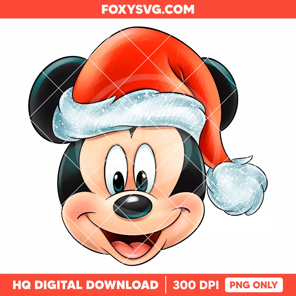 Mickey Christmas PNG, Merry Christmas PNG, Disney PNG, Sublimation PNG