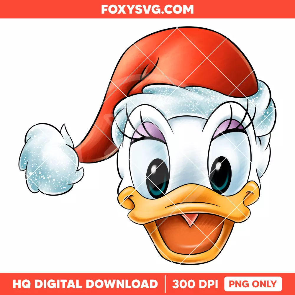 Daisy Duck Christmas PNG, Merry Christmas PNG, Disney PNG, Sublimation PNG