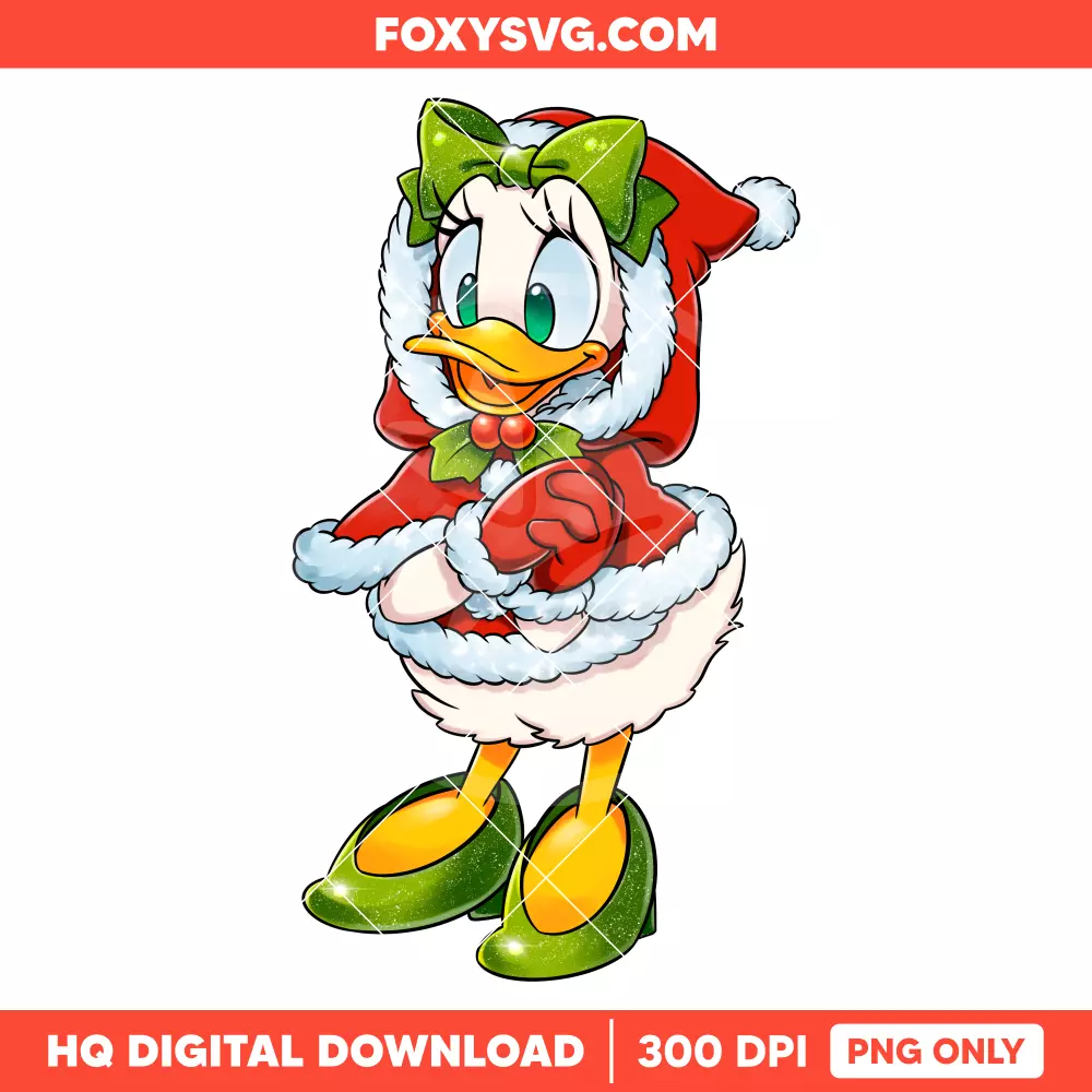 Daisy Christmas PNG, Merry Christmas PNG, Disney PNG, Sublimation PNG
