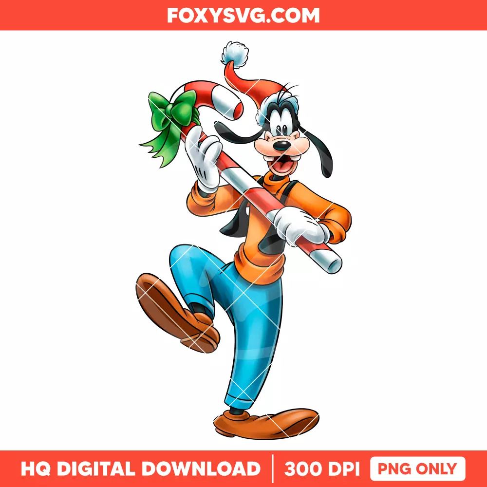 Goofy Christmas Candy PNG, Merry Christmas PNG, Disney PNG, Sublimation PNG