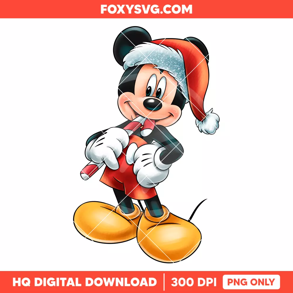 Mickey Mouse Christmas PNG, Merry Christmas PNG, Disney PNG, Sublimation PNG