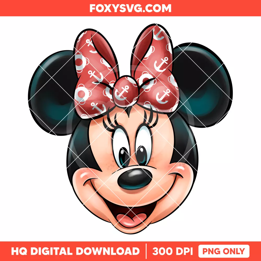 Family Cruise Minnie Mouse PNG, Sailor PNG, Disney PNG, Sublimation PNG