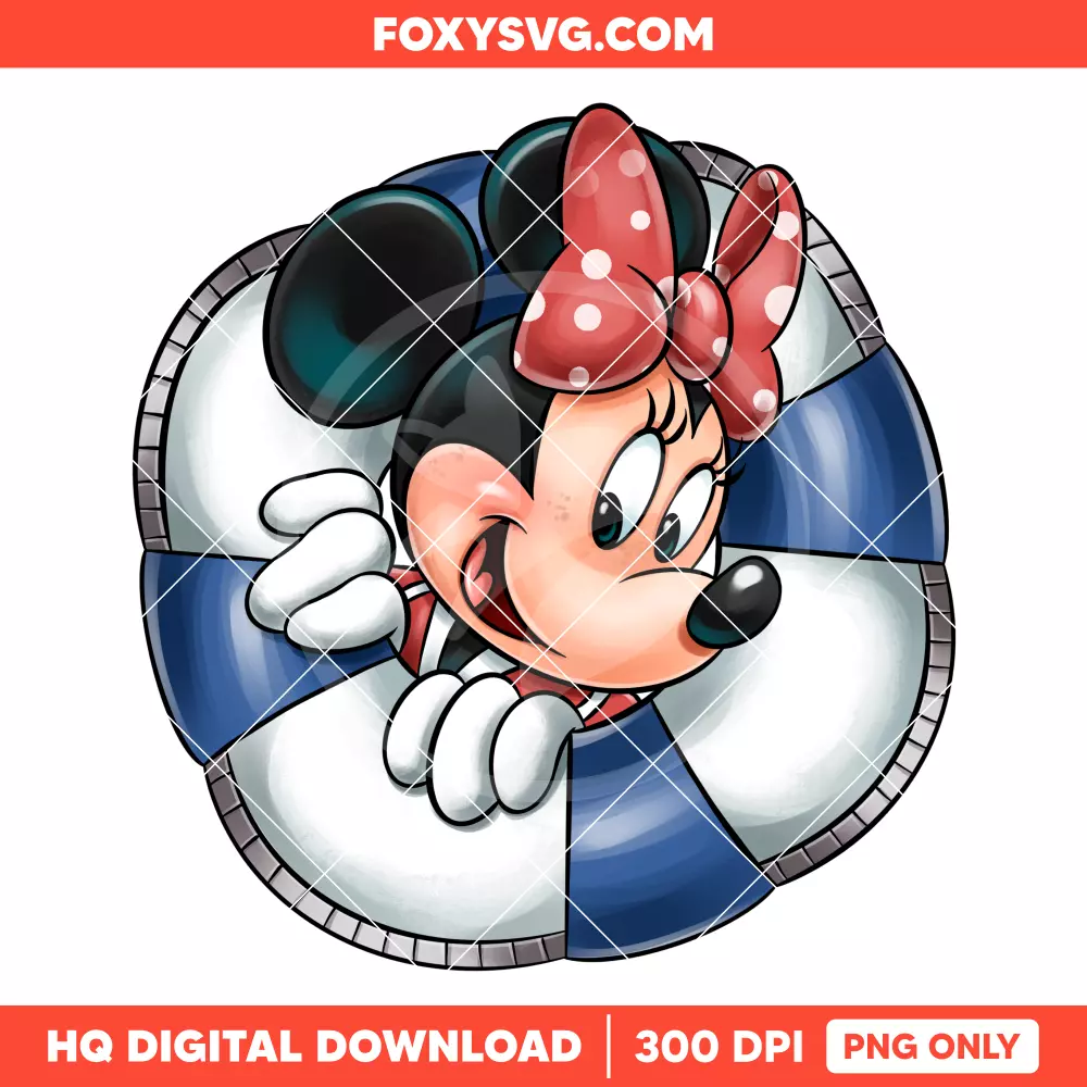Minnie Mouse Family Cruise PNG, Sailor PNG, Disney PNG, Sublimation PNG
