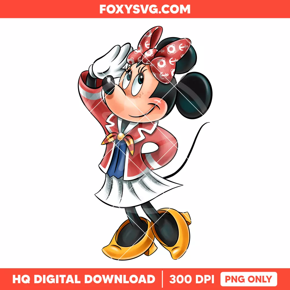 Family Cruise Minnie Mouse PNG, Sailor PNG, Disney PNG, Sublimation PNG