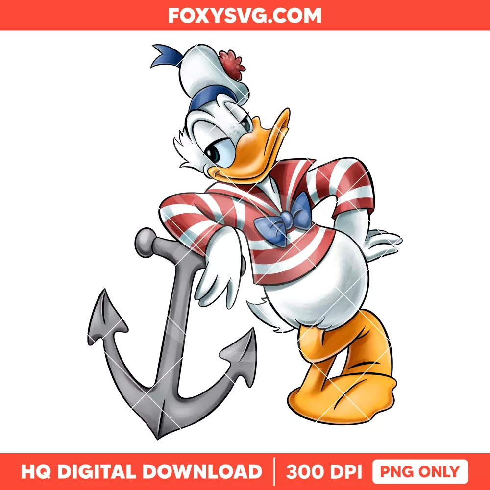 Family Cruise Donald Duck PNG, Sailor PNG, Disney PNG, Sublimation PNG