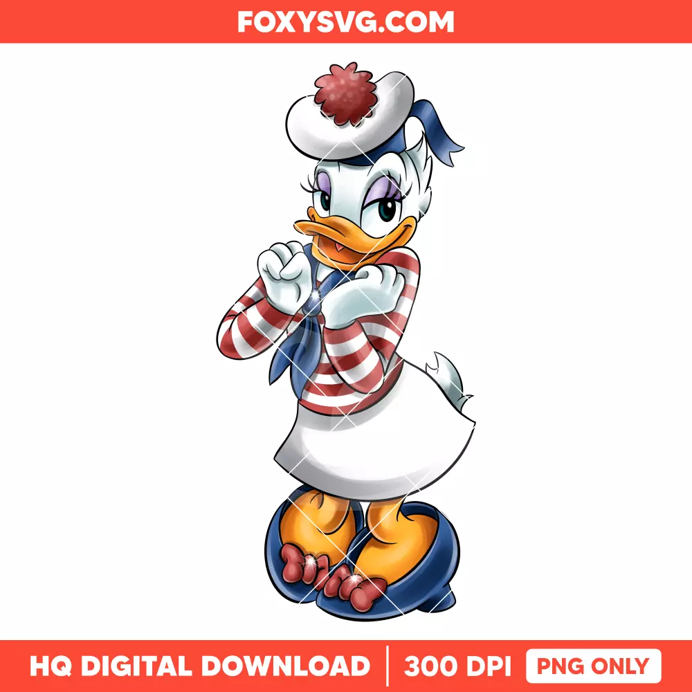 Family Cruise Daisy Duck PNG, Sailor PNG, Disney PNG, Sublimation PNG