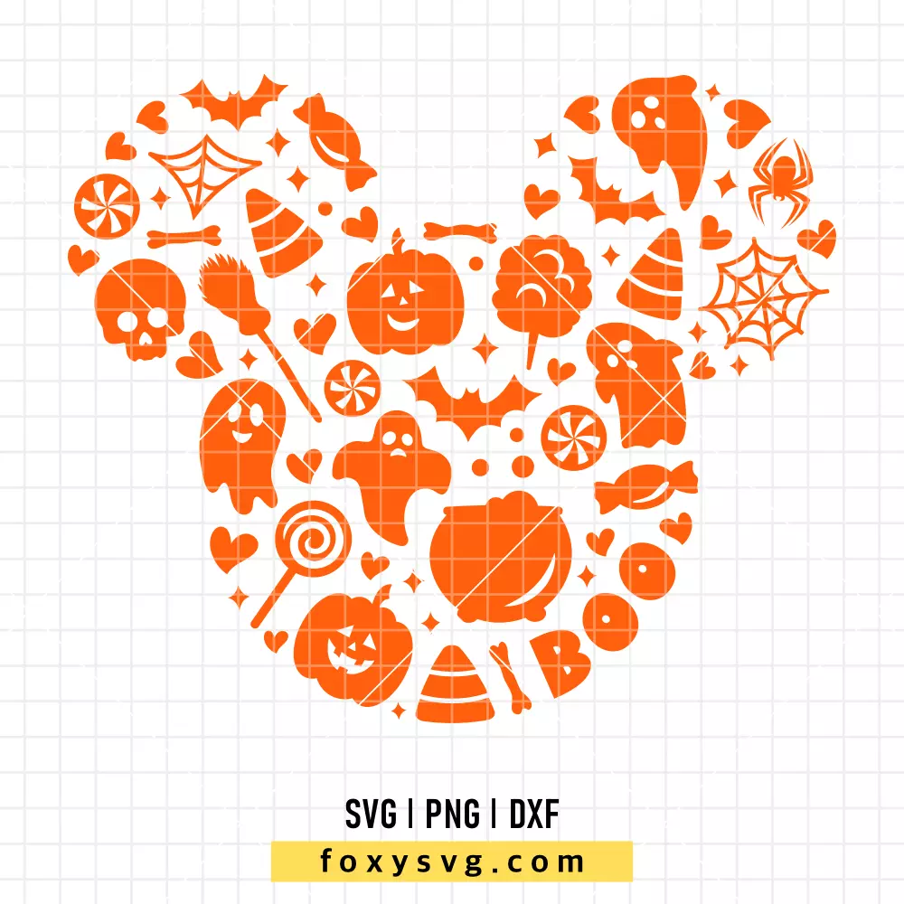 Cute Halloween Treats Mickey SVG, PNG | Disney SVG Cut File for Cricut & Silhouette