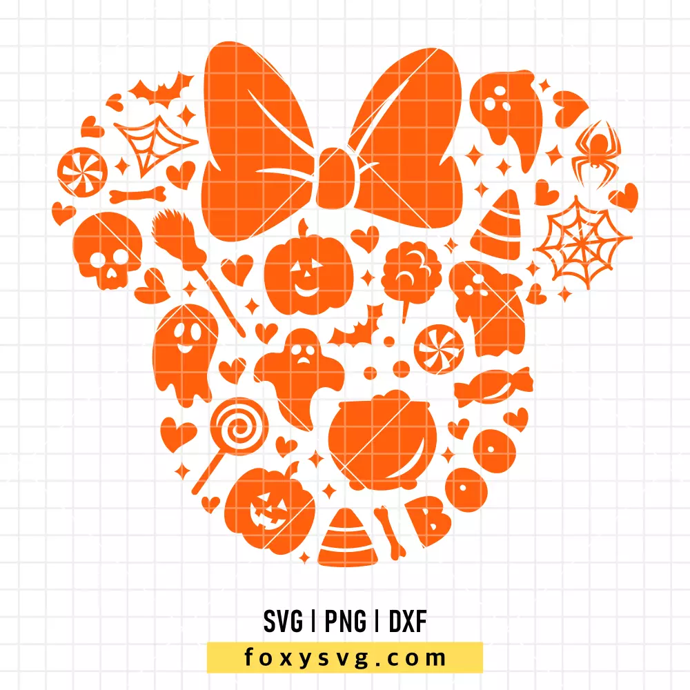 Cute Halloween Treats Minnie SVG, PNG | Disney SVG Cut File for Cricut & Silhouette