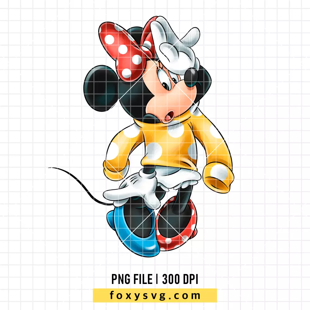 Cute Minnie Mouse PNG, Mickey & Friends PNG, Disney PNG, Sublimation PNG