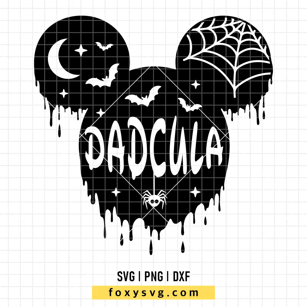 Dadcula Mickey SVG, PNG | Disney SVG Cut File for Cricut & Silhouette