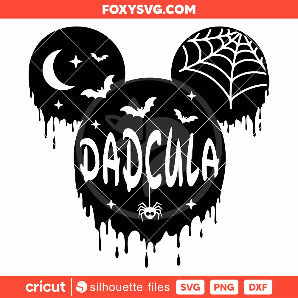 Dadcula Mickey Svg, Halloween Svg, Disney Svg, Cricut, Silhouette SVG Cut File