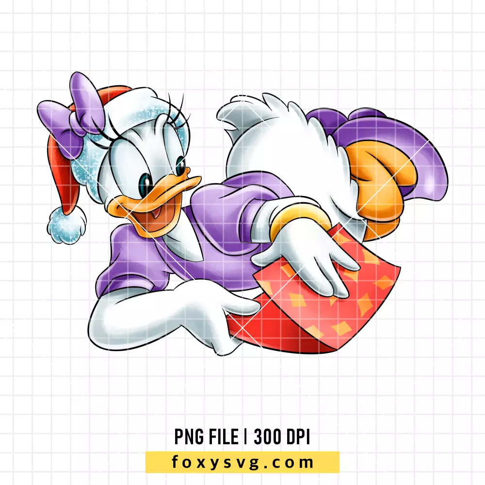 Daisy Duck Christmas PNG, Christmas PNG, Disney PNG, Sublimation PNG