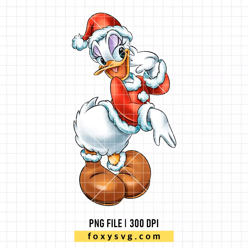 Daisy Duck Christmas PNG, Christmas PNG, Disney PNG, Sublimation PNG