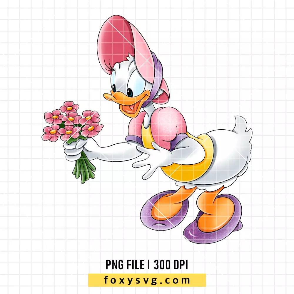 Daisy Duck Easter PNG, Happy Easter PNG, Disney PNG, Sublimation PNG