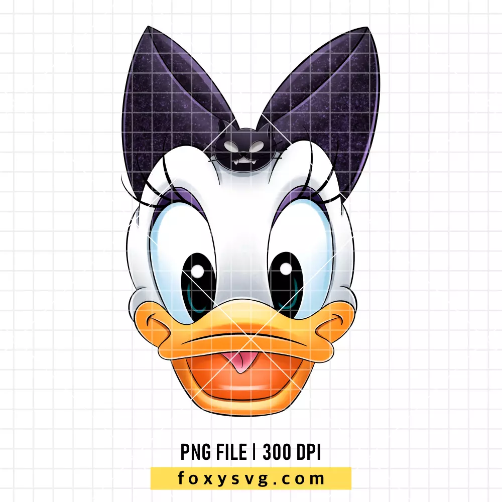 Daisy Duck Halloween PNG, Halloween PNG, Disney PNG, Sublimation PNG