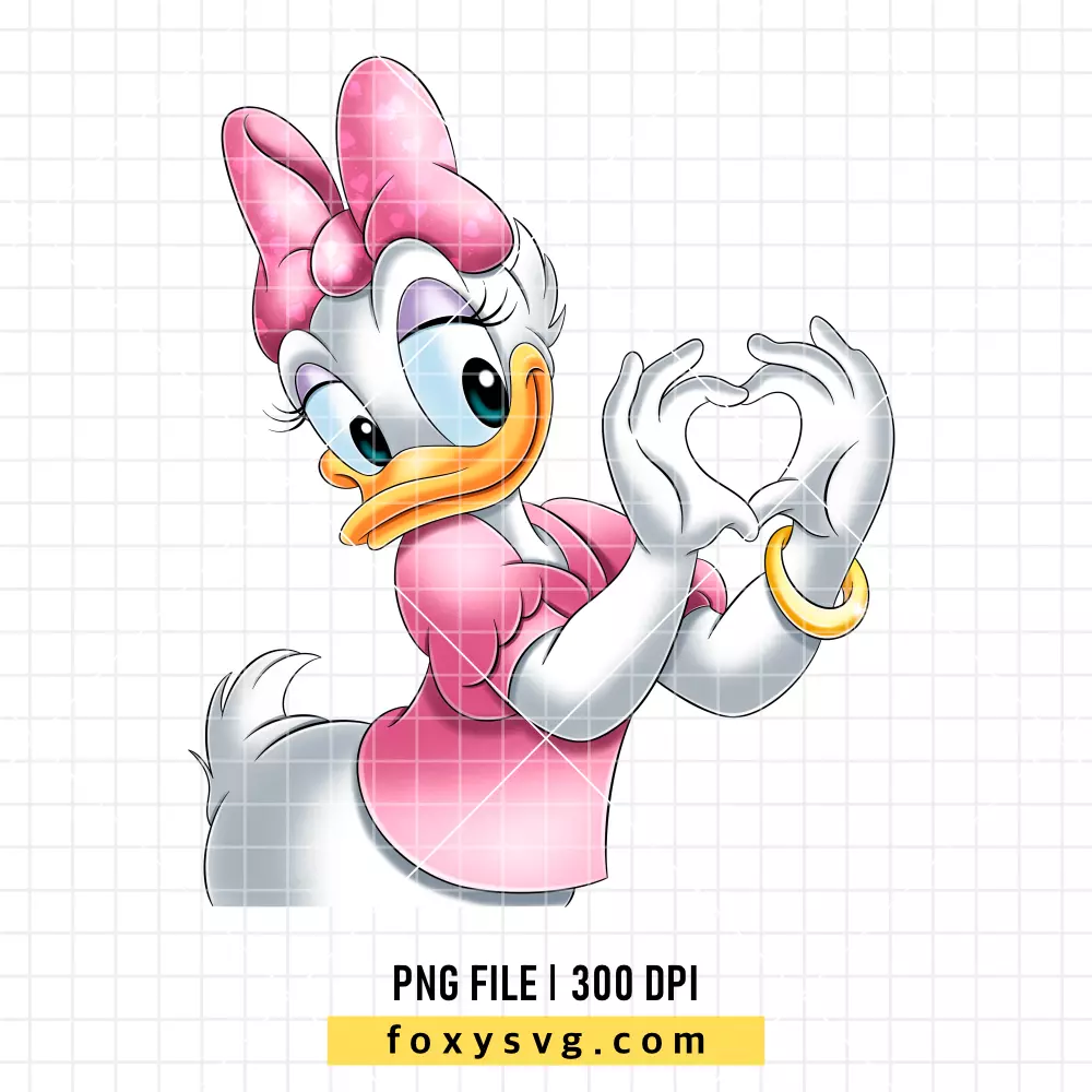 Daisy Valentine PNG, Valentine’s Day PNG, Disney PNG, Sublimation PNG