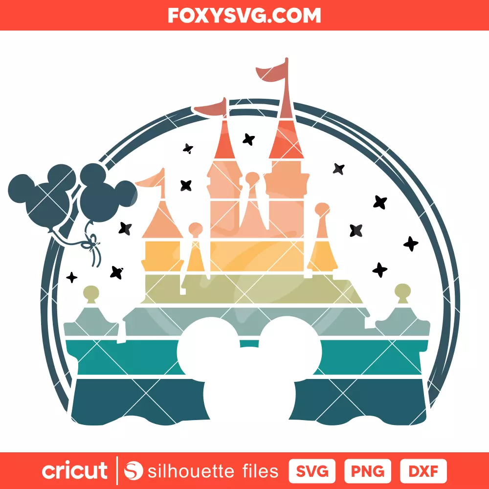 Disney Castle Svg, Family Vacation Svg, Disney Svg, Cricut, Silhouette SVG Cut File