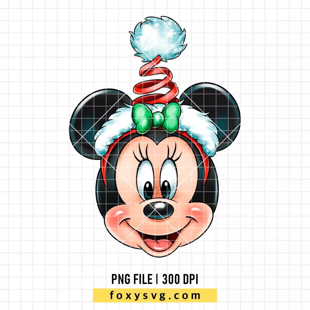 Minnie Christmas PNG, Christmas PNG, Disney PNG, Sublimation PNG