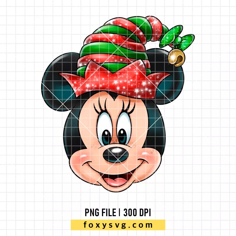 Minnie Mouse Christmas PNG, Christmas PNG, Disney PNG, Sublimation PNG