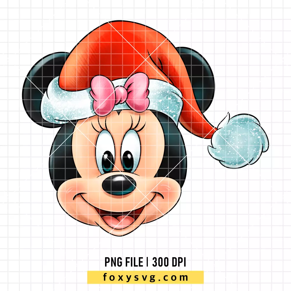 Minnie Mouse Christmas PNG, Christmas PNG, Disney PNG, Sublimation PNG