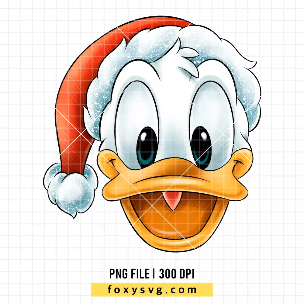 Donald Duck Christmas PNG, Christmas PNG, Disney PNG, Sublimation PNG