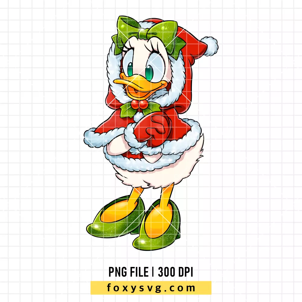Daisy Christmas PNG, Christmas PNG, Disney PNG, Sublimation PNG