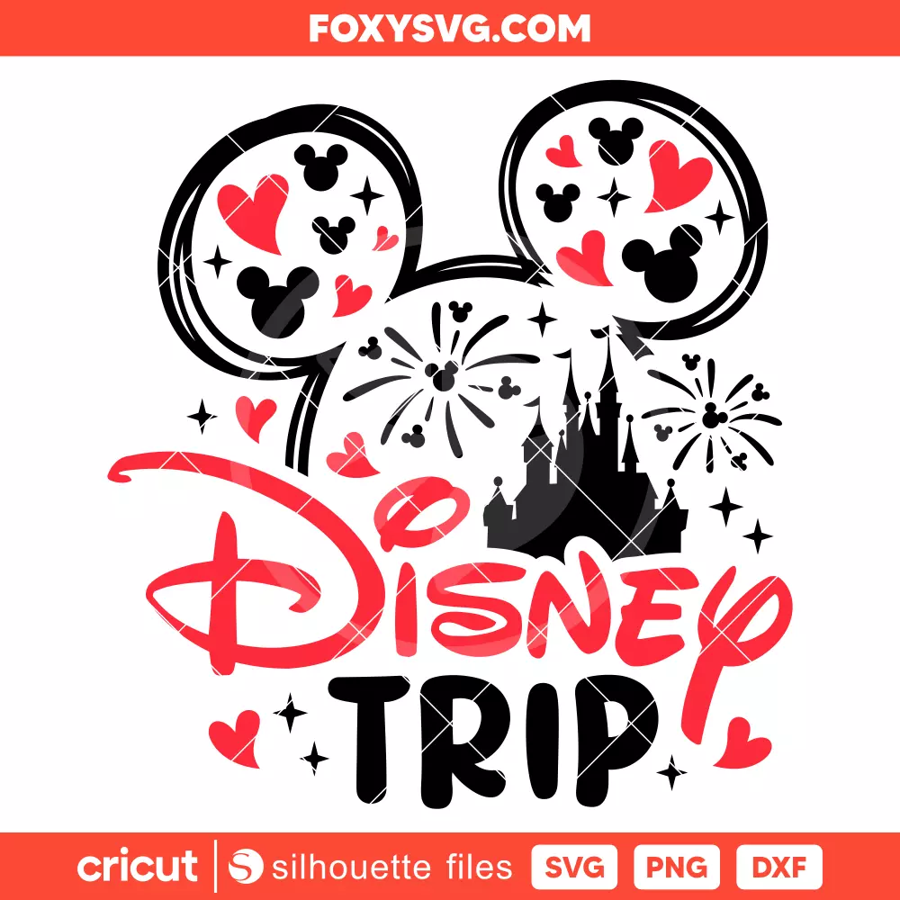 Disney Trip Mickey Svg, Family Vacation Svg, Disney Svg, Cricut, Silhouette SVG Cut File