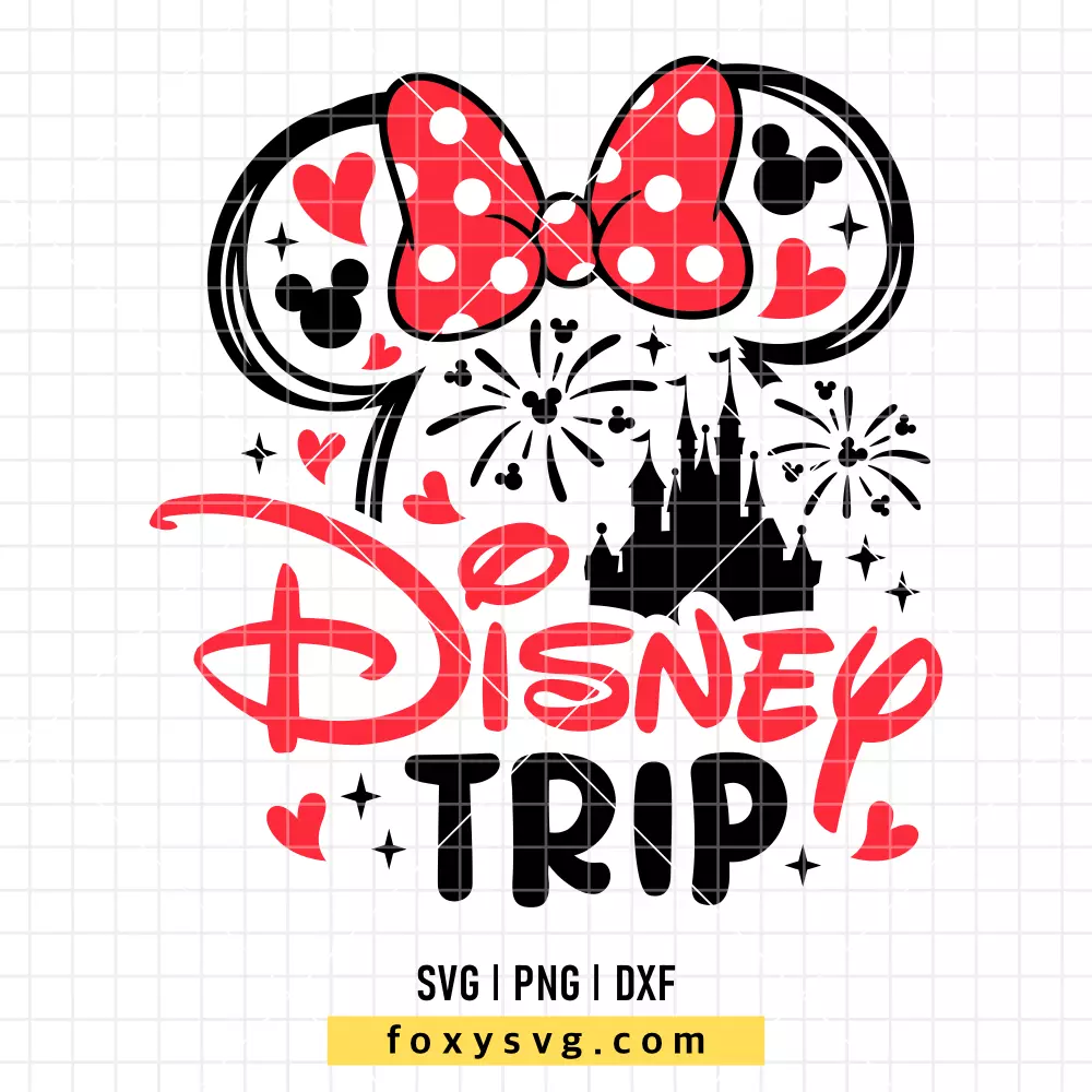 Disney Trip Minnie SVG, PNG | Disney SVG Cut File for Cricut & Silhouette