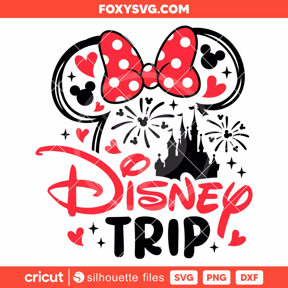 Disney Trip Minnie Svg, Family Vacation Svg, Disney Svg, Cricut, Silhouette SVG Cut File
