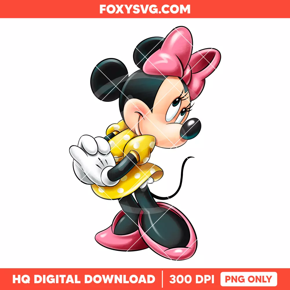 Minnie Mouse PNG, Mickey & Friends PNG, Disney PNG, Sublimation PNG