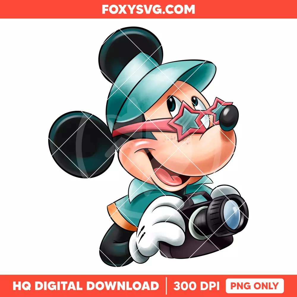 Mickey Mouse Vacation PNG, Mickey & Friends PNG, Disney PNG, Sublimation PNG