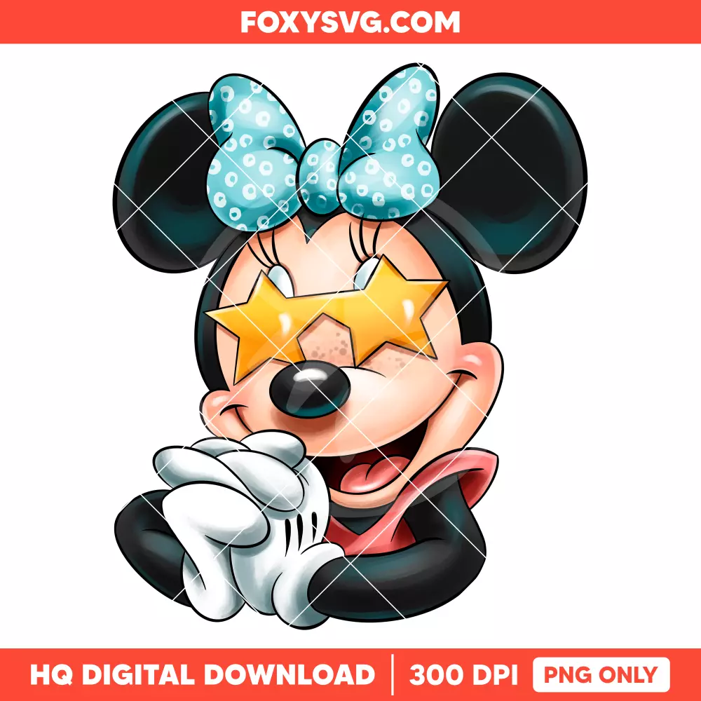 Minnie Mouse Sunglasses PNG, Mickey & Friends PNG, Disney PNG, Sublimation PNG